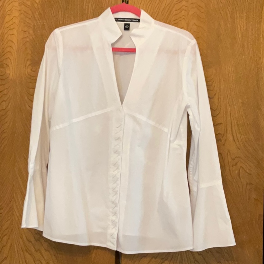 White blouse, Ellen Tracy, 10